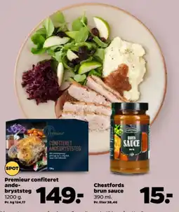 Netto Premieur confiteret andebryststeg tilbud