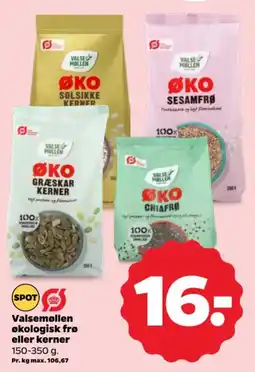 Netto Valsemøllen økologisk frø eller kerner tilbud