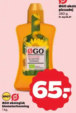 Netto ØGO økologisk blomsterhonning tilbud