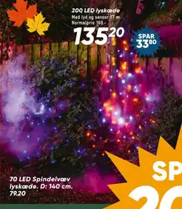 Bilka 200 LED lyskæde tilbud
