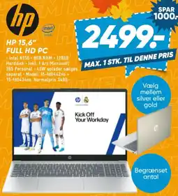 Bilka Hp 15,6" full hd pc tilbud