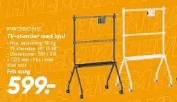 Bilka Prosonic TV-stander med hjul tilbud