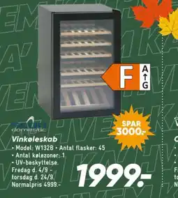 Bilka Scan Domestic Vinkøleskab tilbud