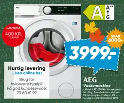 Bilka AEG Vaskemaskine tilbud