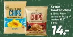 Bilka Kettle Cooked chips tilbud