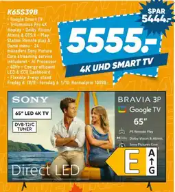 Bilka Sony 65" Led 4k Tv tilbud