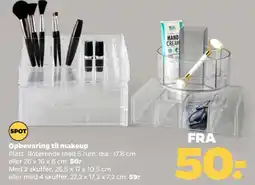 Netto Opbevaring til makeup tilbud