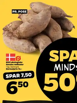 Netto ØGO økologiske rødbeder tilbud