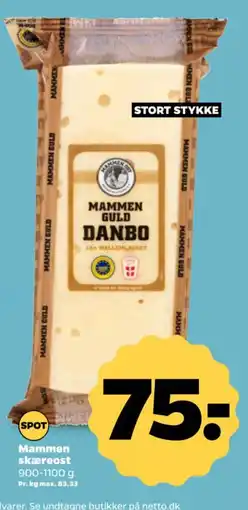 Netto Mammen skæreost tilbud