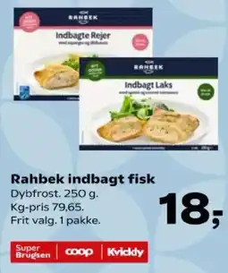 Kvickly Rahbek indbagt fisk tilbud