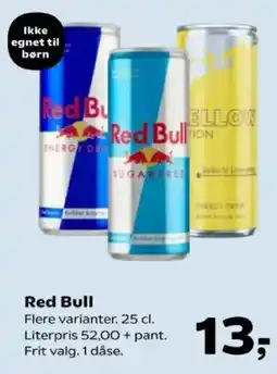 Kvickly Red Bull tilbud