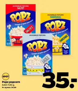 Netto Popz popcorn tilbud