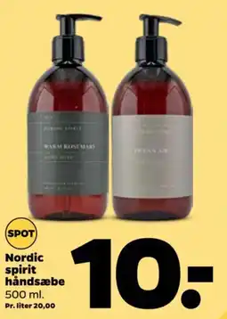 Netto Nordic spirit håndsæbe tilbud