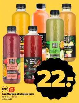 Netto God Morgen økologisk juice tilbud