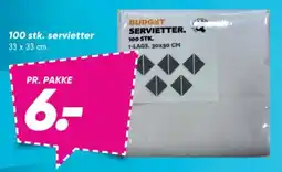 Bilka Budget servietter tilbud
