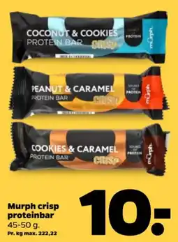 Netto Murph crisp proteinbar tilbud