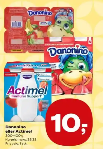 Danonino eller Actimel