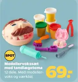 Netto Spot modellervokssæt med tandlægetema tilbud