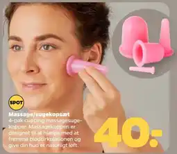 Netto Spot massage/sugekopsæt tilbud