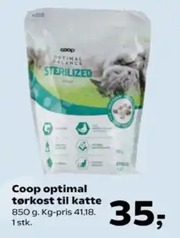 Kvickly Coop optimal tørkost til katte tilbud