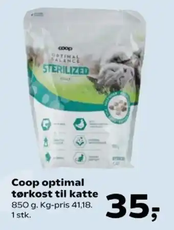 Coop optimal tørkost til katte