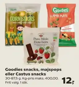 Kvickly Goodies snacks tilbud