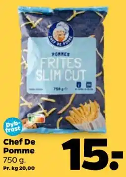 Netto Chef De Pomme Frites Slim Cut tilbud