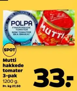 Netto Mutti hakkede tomater tilbud