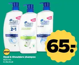 Netto Head & Shoulders shampoo tilbud