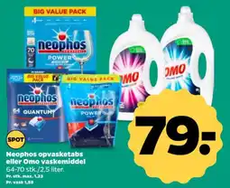 Netto Neophos opvasketabs eller Omo vaskemiddel tilbud