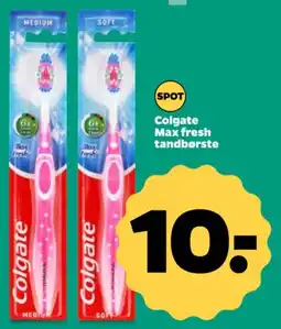 Netto Colgate Max fresh tandbørste tilbud