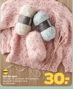 Netto Spot soft dot-garn tilbud
