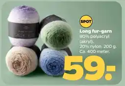 Netto Spot long fur-garn tilbud