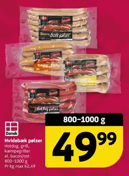 Løvbjerg Hvidebæk pølser tilbud