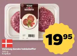 Netto Velsmag hakkebøffer tilbud