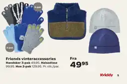 Kvickly Friends vinteraccessories tilbud