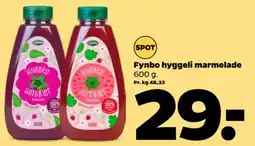 Netto Fynbo hyggeli marmelade tilbud