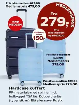 Kvickly Hardcase kuffert tilbud