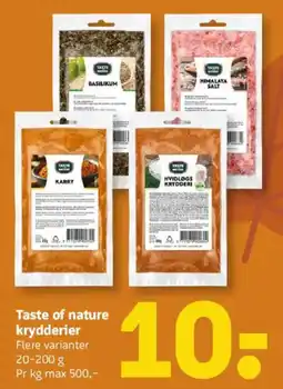 Løvbjerg Taste of nature krydderier tilbud