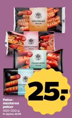 Netto Pølse-mesteren pølser tilbud