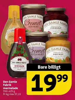Løvbjerg Den Gamle Fabrik marmelade tilbud