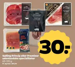 Netto Salling Princip eller Premieur udenlandske specialiteter tilbud