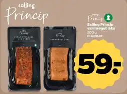 Netto Salling Princip varmrøget laks tilbud