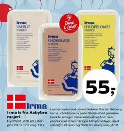 Kvickly Irma Is Fra Aabybro Mejeri tilbud