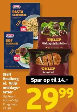 Løvbjerg Steff Houlberg el. Tulip middagsretter tilbud
