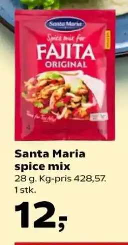 SuperBrugsen Santa Maria spice mix tilbud