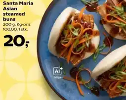 SuperBrugsen Santa Maria Asian steamed buns tilbud