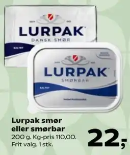Kvickly Lurpak smørbar tilbud