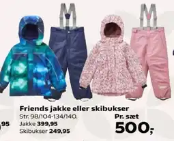 Kvickly Friends jakke eller skibukser tilbud