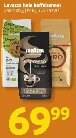 Løvbjerg Lavazza hele kaffebønner tilbud